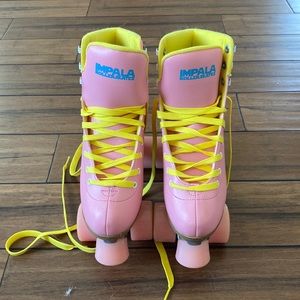 Impala Roller Skates Pink and Yellow Size Seven